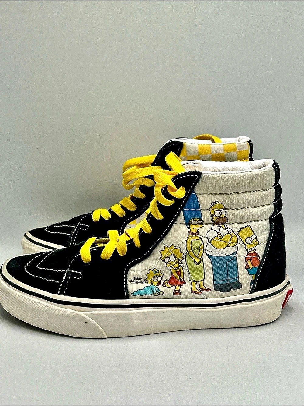 Vans The Simpsons x Sk8-Hi 'Simpsons Family 1987-2020' Sneakers Black & White US